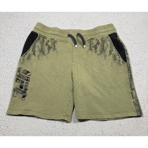 UFC Shorts Mens XL Green Camo Fleece‎ Sweat Drawstring 8 Inseam Casual Lounge